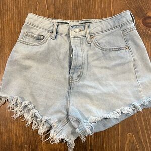 Women's Frayed Denim Shorts